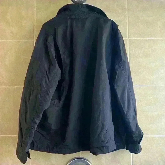 Lands End Mens Jacket Windbreaker XXL 50-52 Black - Picture 4 of 11